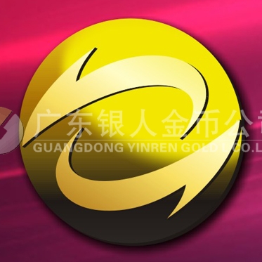 2015年3月定制　中經(jīng)萬(wàn)達(dá)金銀純金胸章定制、制作純金胸章