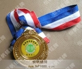 中山新徽學(xué)校2007年度優(yōu)秀員工獎牌，金牌