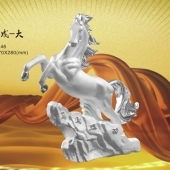 馬到成功純銀禮品制作設(shè)計、純銀紀(jì)念禮品生產(chǎn)制造