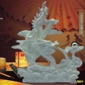 神龍戲水純銀制品生產(chǎn)廠家、純銀禮品定購(gòu)