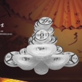 金錢(qián)元寶制作、定制金錢(qián)元寶、金錢(qián)元寶純銀擺件