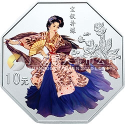 中國(guó)古典文學(xué)名著——《紅樓夢(mèng)》彩色金銀紀(jì)念幣（第二組）1盎司彩色銀質(zhì)紀(jì)念幣